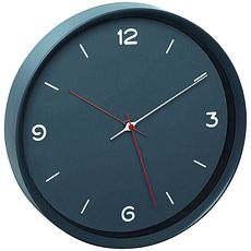 Horloge Ø 300mm fond bleu